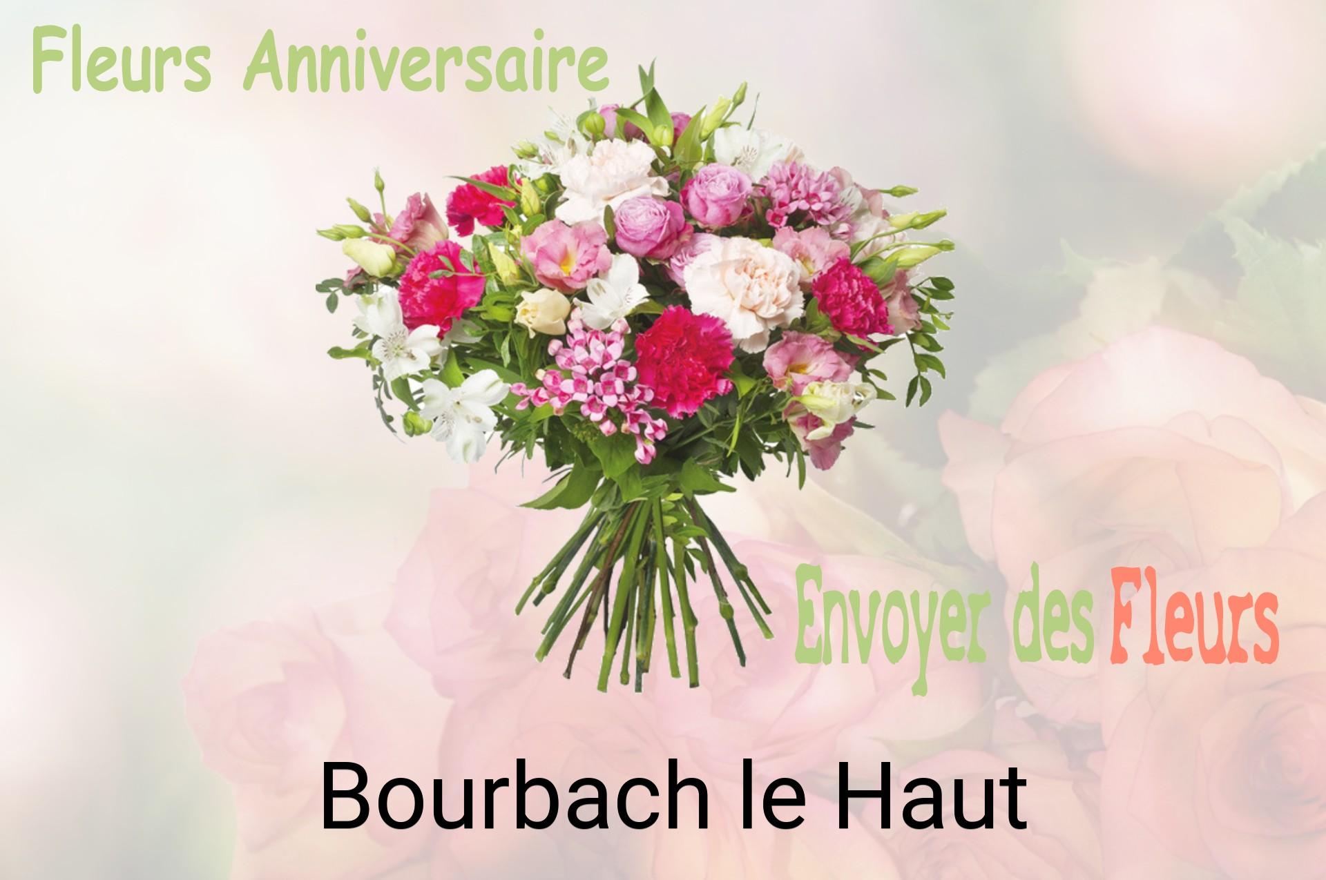 Bouquet de fleurs d’anniversaire livré à Bourbach-le-Haut